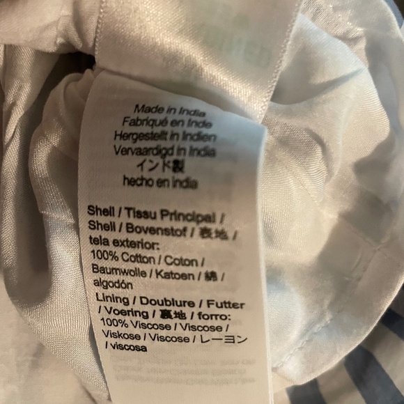 J. Crew 2023 new with tags striped peplum top - Picture 4 of 4